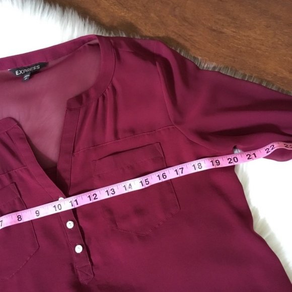 Express Tops x 2 (Maroon and Black Lace) - Picture 6 of 14